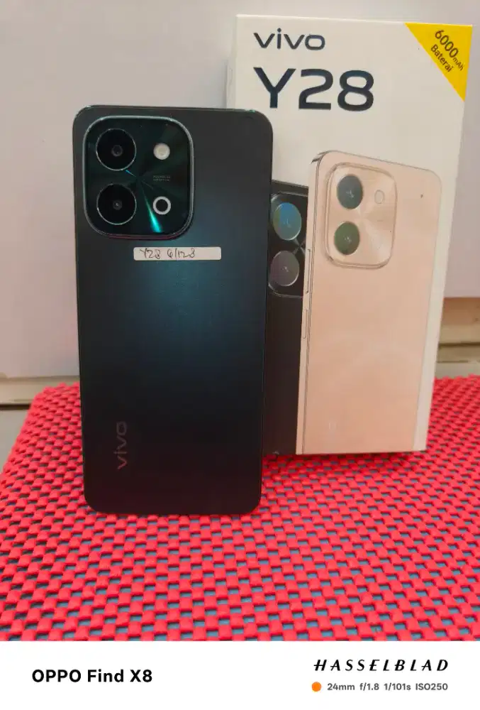 Vivo y28 6+6/128 ex garansi resmi mulus no minus