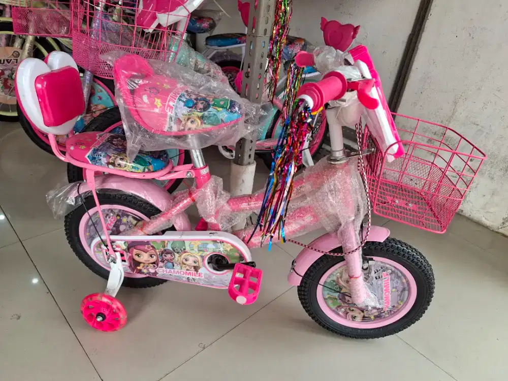 Sepeda Anak Perempuan Sepeda Mini CTB 12 Inch CHAMOMILE ( MUSIK )