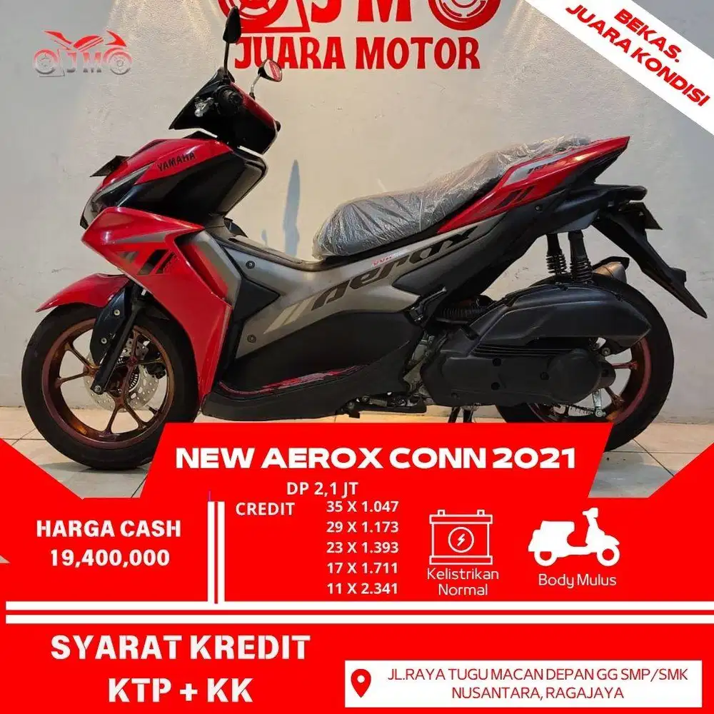 NEW AEROX CONN 2021 SURAT LENGKAP HARGA TERMURAH SIAP PAKAI