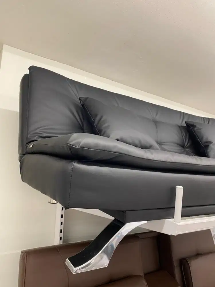 JUAL MURAH GREESA SOFA BED KULIT SELMA CILEGON
