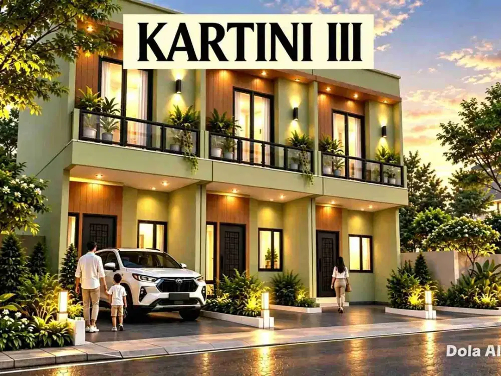 Rumah modern 2 lantai di Kartini 3 sawah besar Jakarta pusat lokasi strategis bebas Banjir