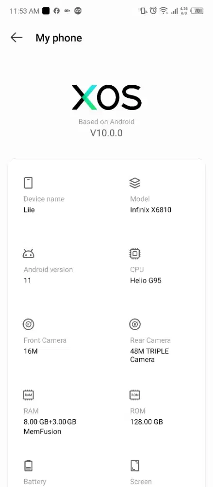 Jual Infinix zero x neo RAM 8+3/128