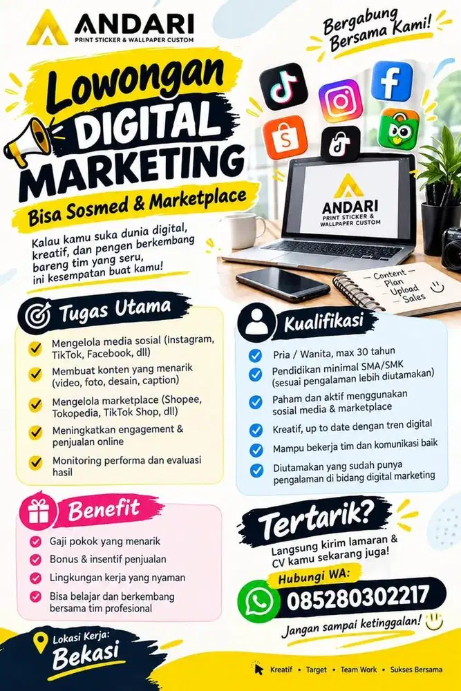 Lowongan digital marketing