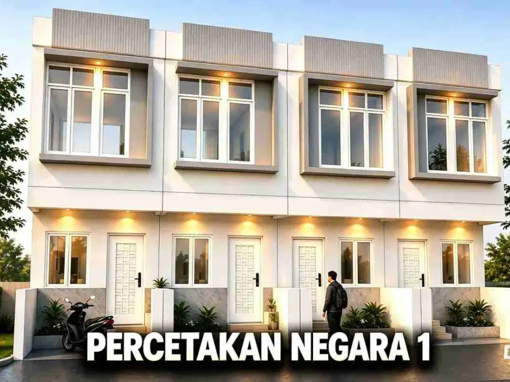 Rumah dijual 2 lantai di percetakan negara harga terjangkau kualitas Bagus