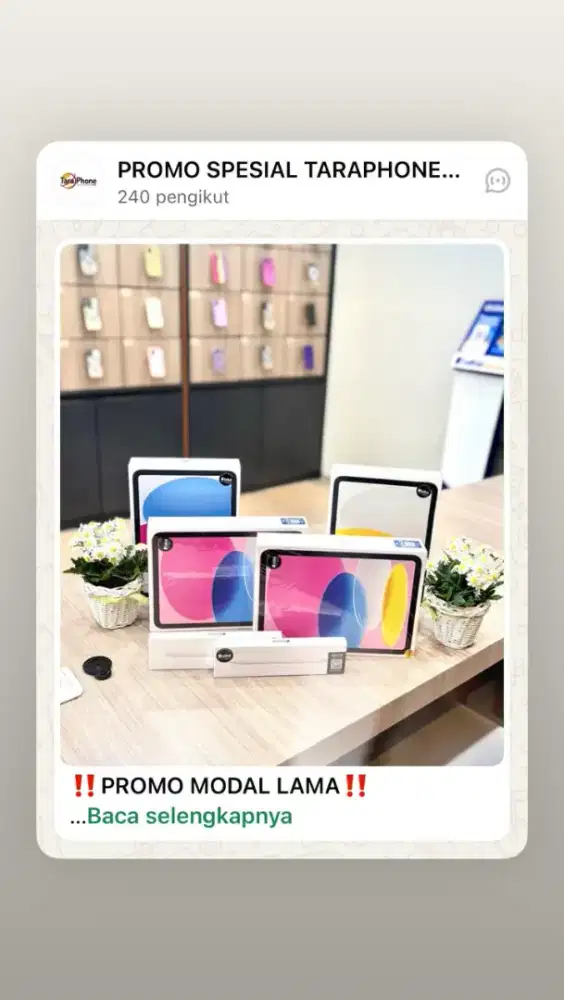 ipad gen 11 New Taraphone Sidoarjo
