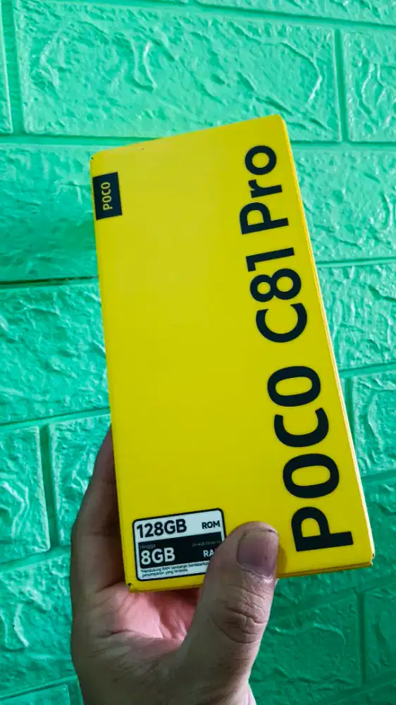 Jual cepat poco c81 pro 4 128 murah terjangkau