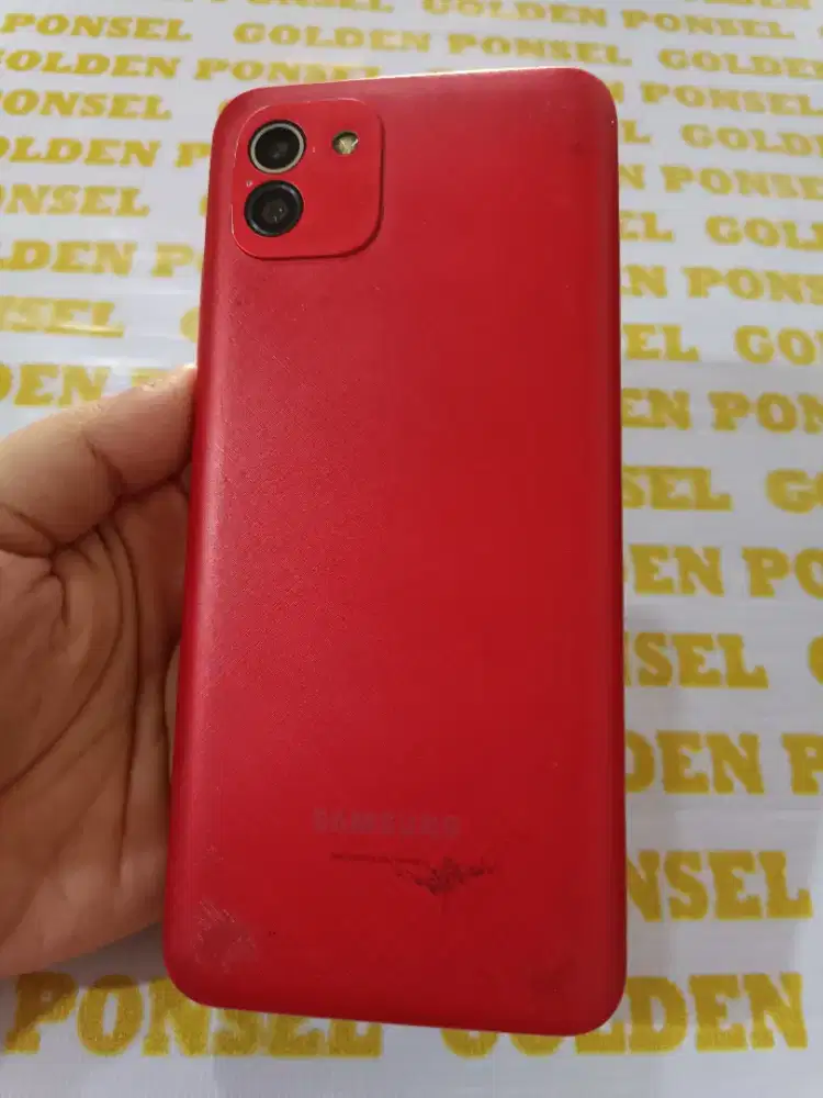 Galaxy A03-4G.Facelock.Ram 3+4/32GB.ORI #GOLDEN PONSEL