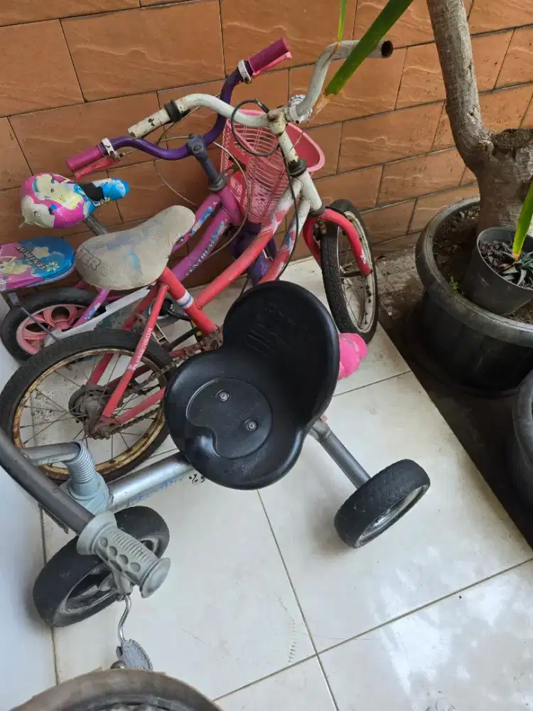 Jual 3 sepeda anak - anak