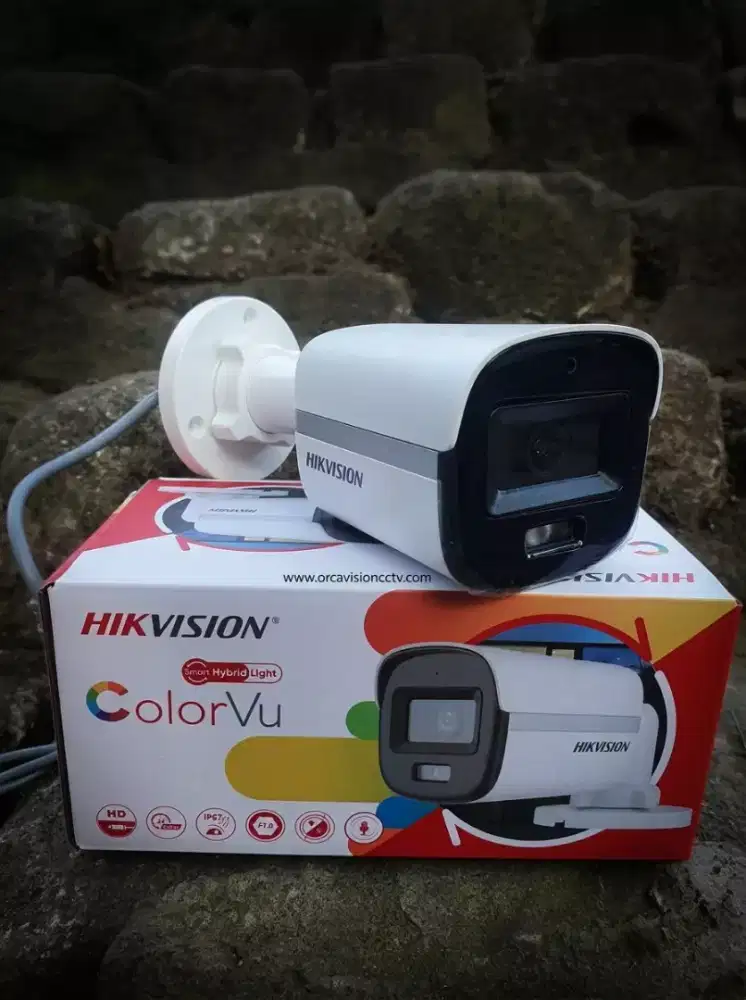 Paket cctv murah hikvision Color Vu malam tetap berwarna