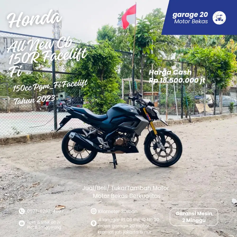 Honda Cb New 150R Facelift Pgm_Fi Tahun 2023 Pajak Off