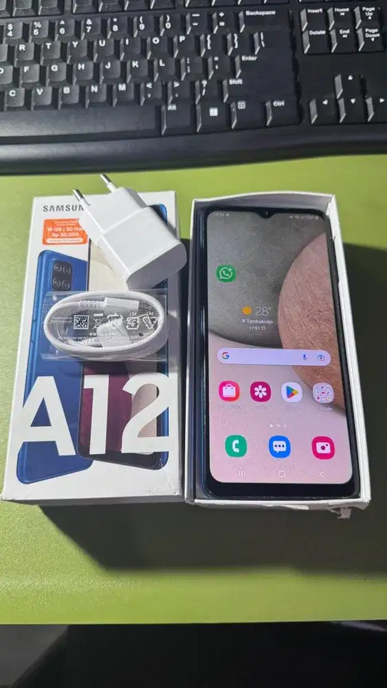 Samsung Galaxy A12 Ram 4/128 blue color