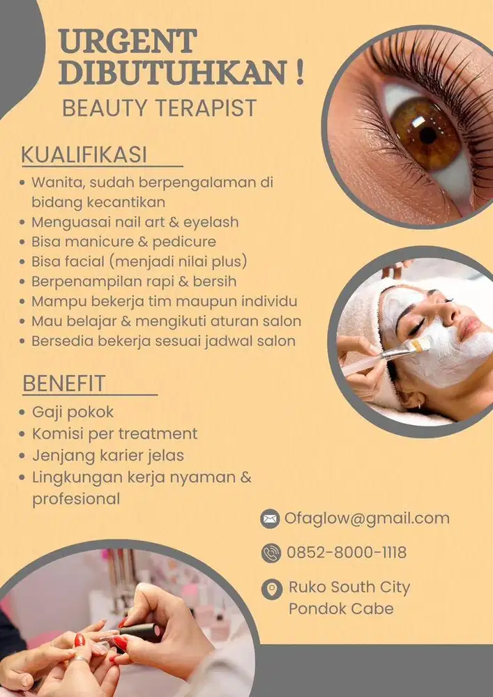 Lowongan Nail Artist-Join our team