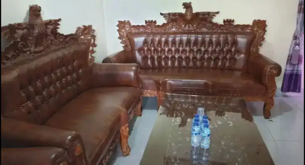 Kursi Tamu Ukir Jati