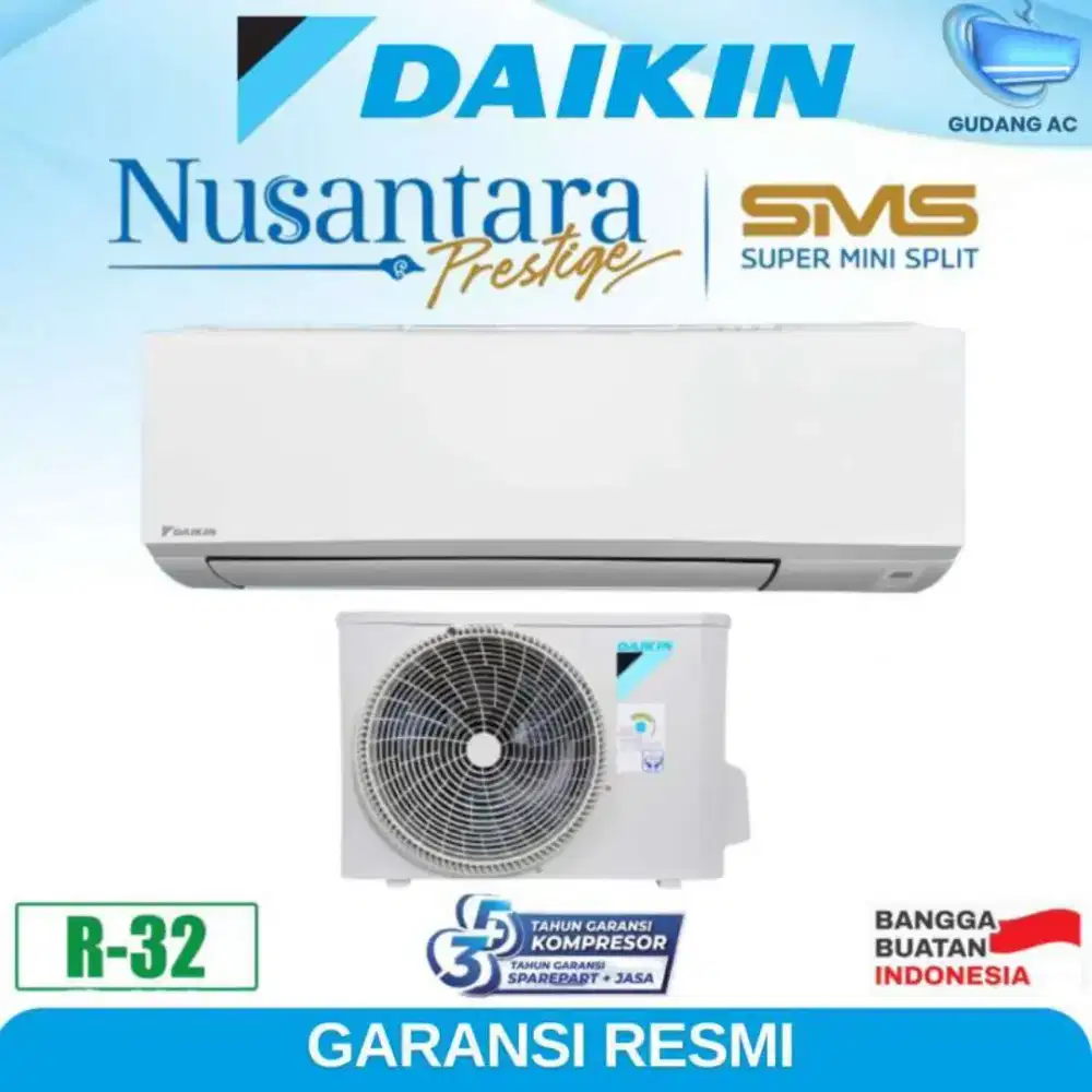 AC Daikin 1/2 pk + pasang
