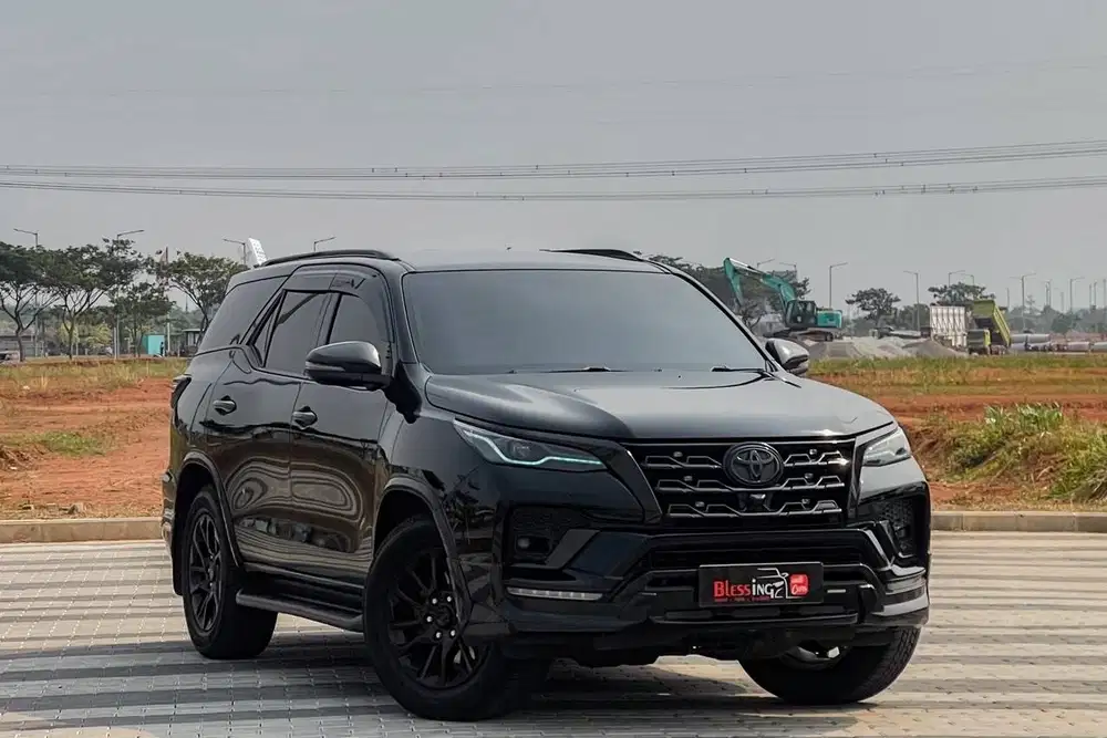 Toyota Fortuner VRZ TRD 2.4 Diesel Solar AT Matic 2021 BLACK ON BLACK