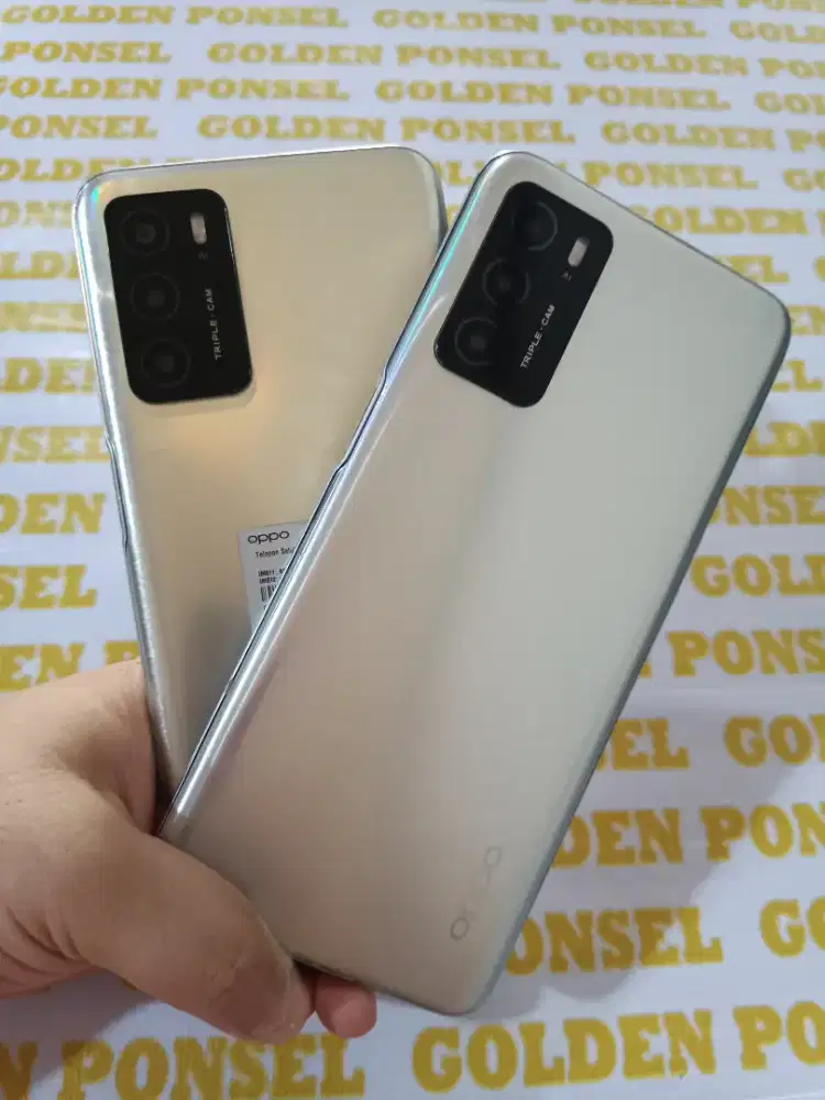 Oppo A16-Finger.4G.Ram 3/32GB.ORI #GOLDEN PONSEL