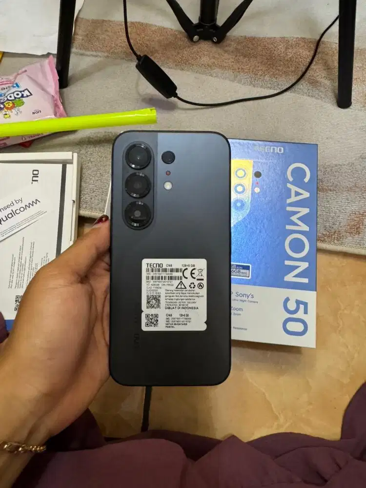 Tecno camon 50 ram 8/128 hitam