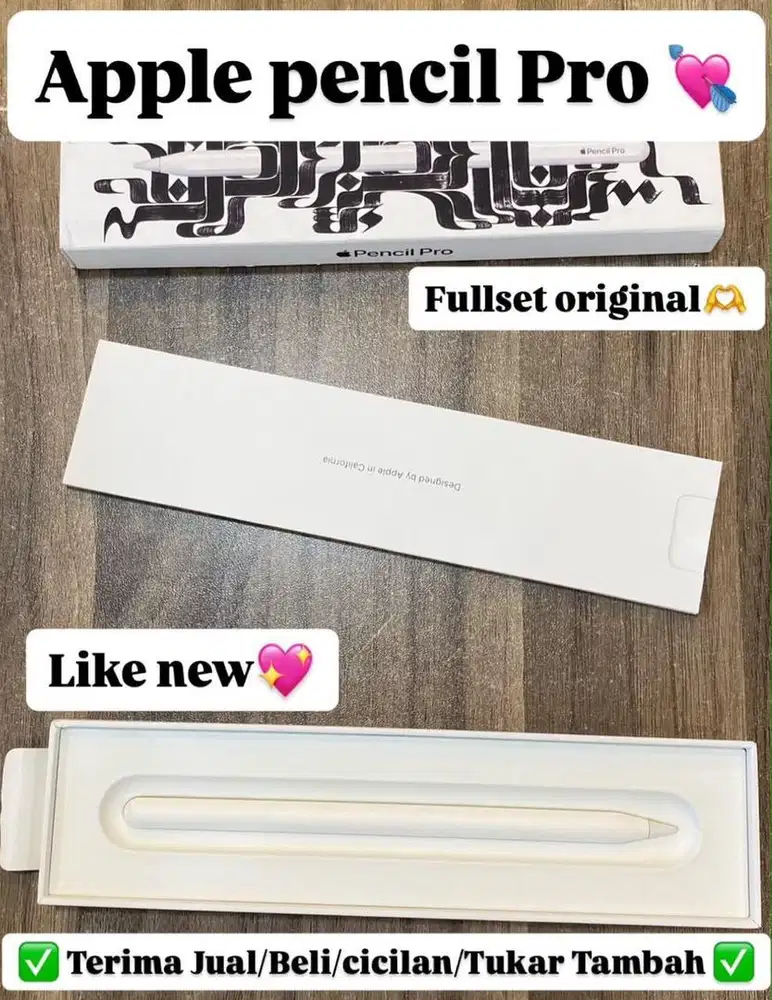 Apple Pencil Pro Fullset original