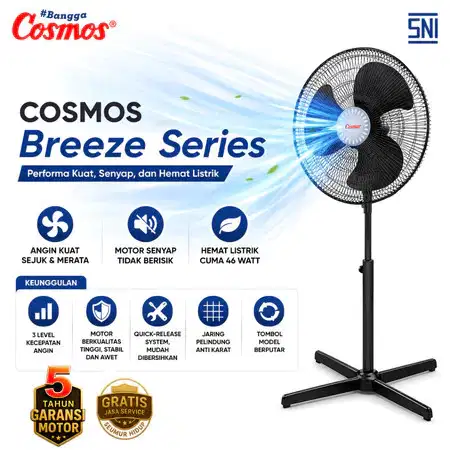 Cosmos Standing Fan 16 inch XDE GP Kipas Angin 16-XDE GP Breeze Stand