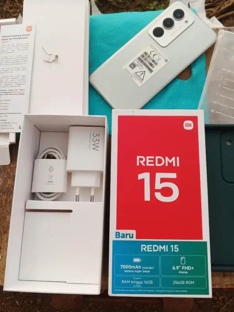 Redmi 15 256gb fulset mulus full ori