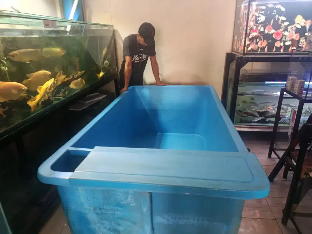 Kolam ikan Bak Fiber panjang 210cm