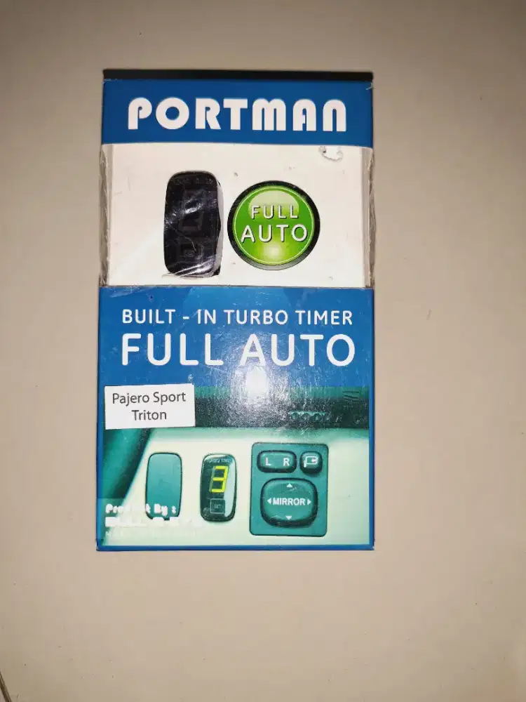 Dijual Turbo Timer merk Portman (untuk Pajero dan Triton saja). fullst