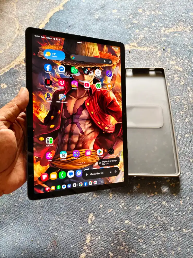 Samsung Tab S9 5g 8/128 wificel sein unit+softcase no dus bisa tt hp