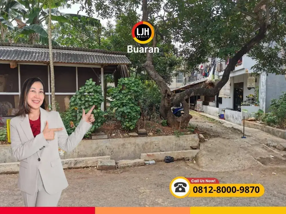 Dijual Tanah Kavling Luas 188 M2 di Pondok Bambu Jakarta Timur