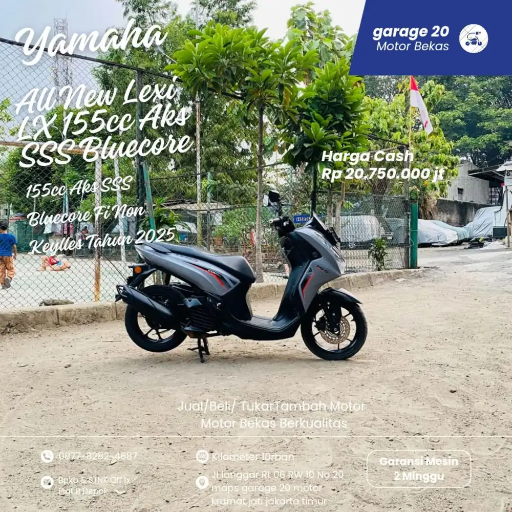 Yamaha All New Lexi LX 155cc VVA_Fi Bluecore Tahun 2025