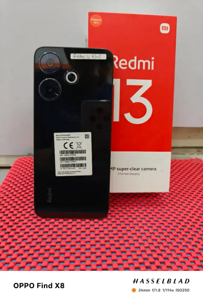 REDMI 13 8/128 EX GARANSI RESMI MULUS NO MINUS