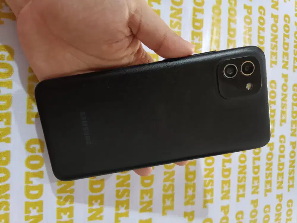 Galaxy A03-4G.Facelock.Ram 4+4/64GB.ORI #GOLDEN PONSEL