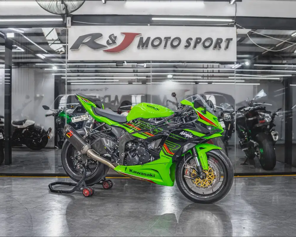 Kawasaki Zx636 ZX 6 Zx 636 R ZX10 Nik 2023 odo 700KM Knalpot Akrapovic