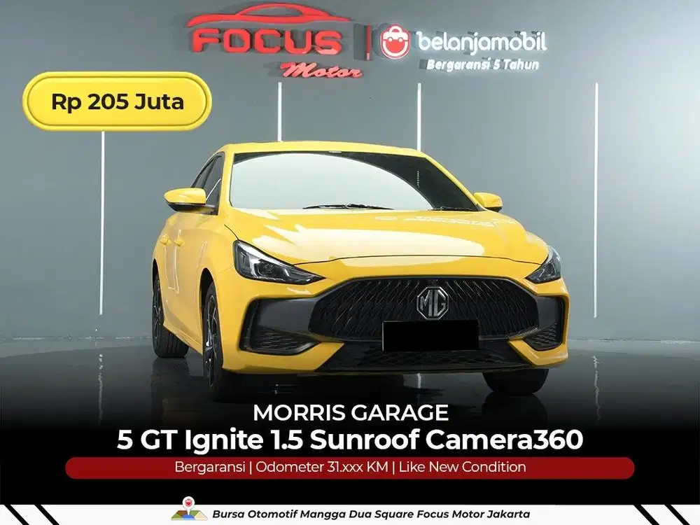 [ GARANSI 5THN ] MG Morris Garage 5 GT 5GT Ignite 1.5 2022/2023/2024