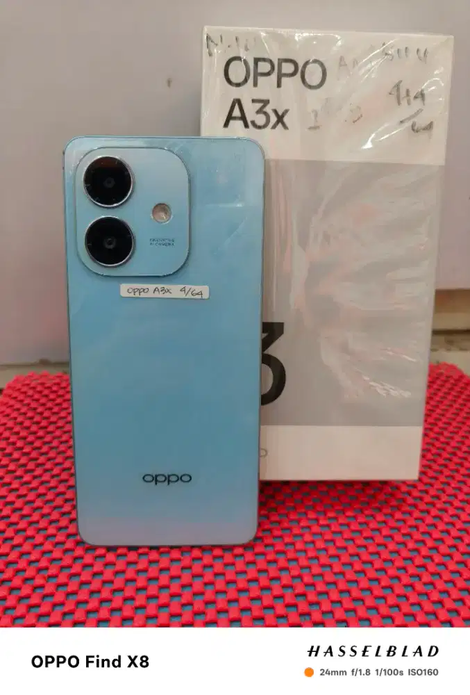 Oppo a3x Snapdragon 4+4/64 ex garansi resmi no monus