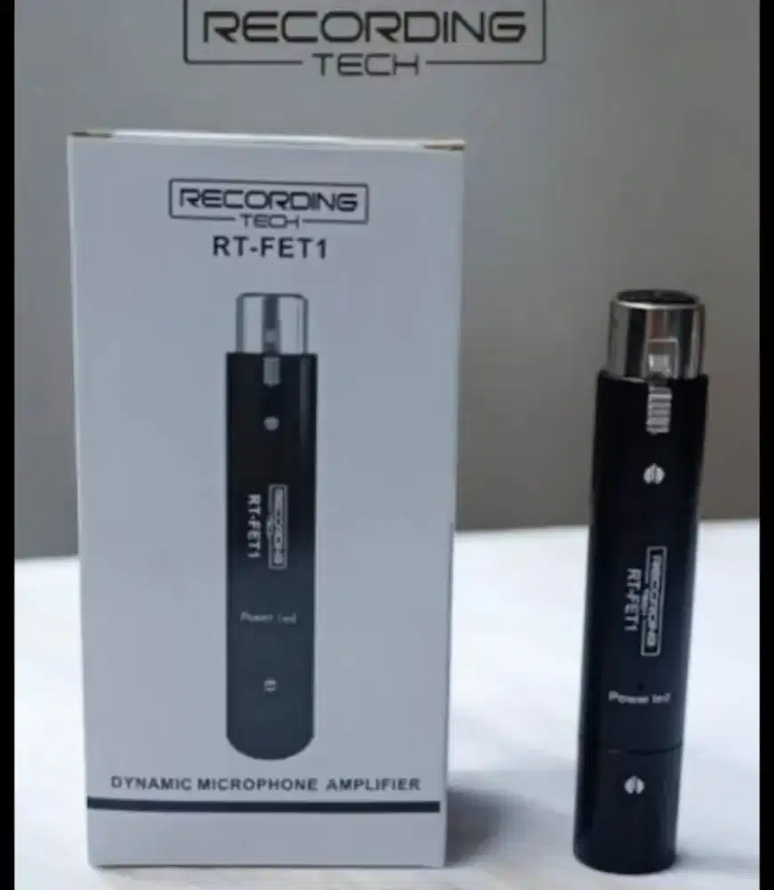 Recording Tech RT-FET1 microphone preamp no minus