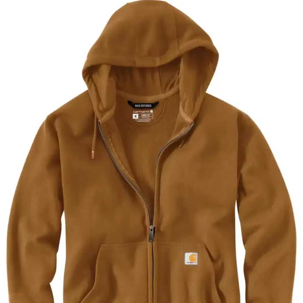 Jaket Carhartt Original Paxton Full Zip - Brown