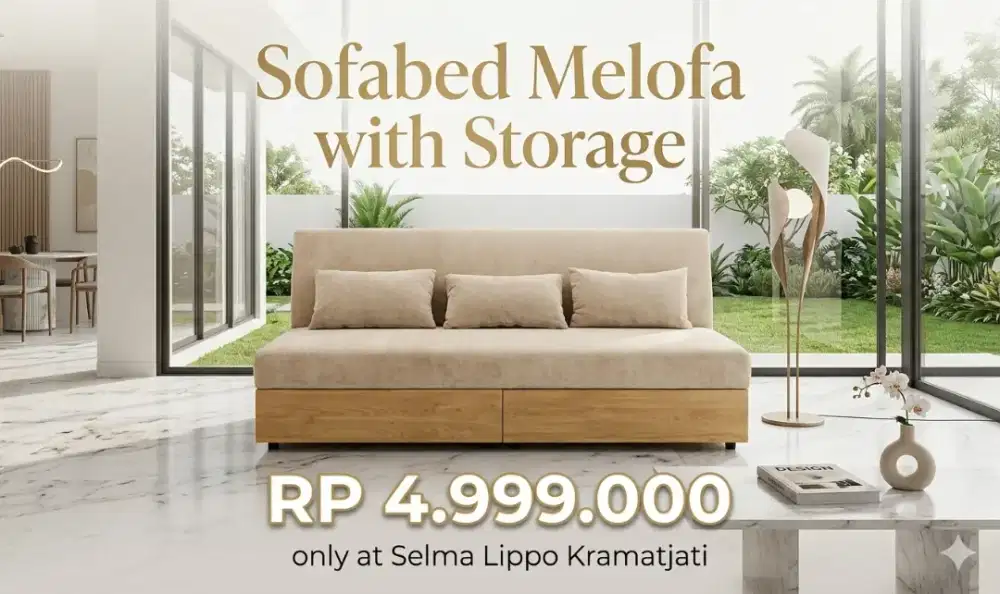 Sofabed Melofa with Storage