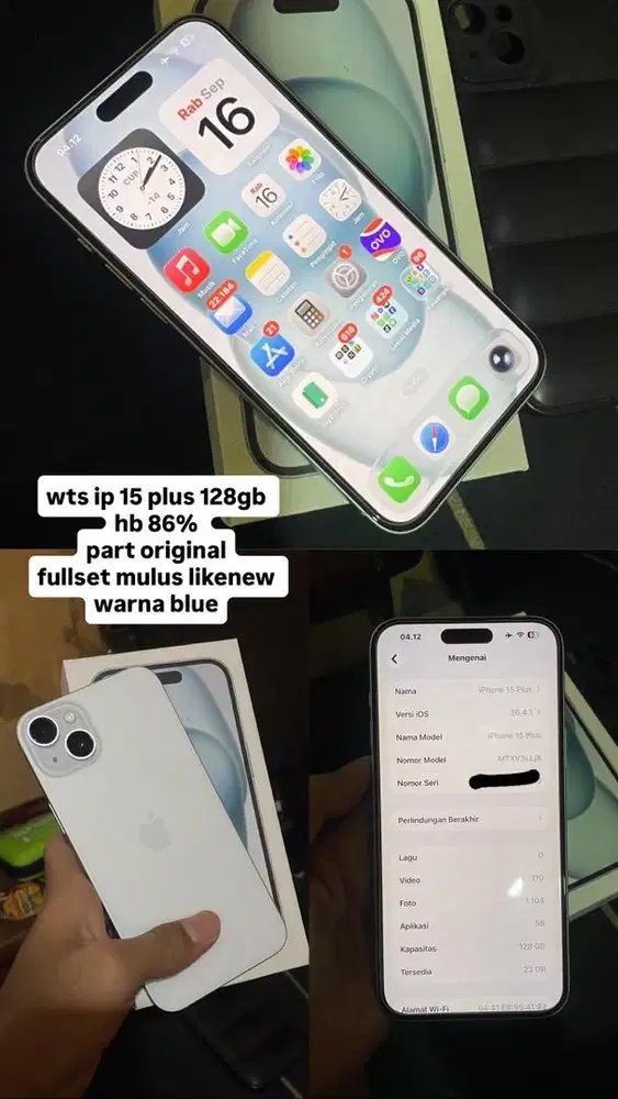 iphone 15 plus 128gb lengkap