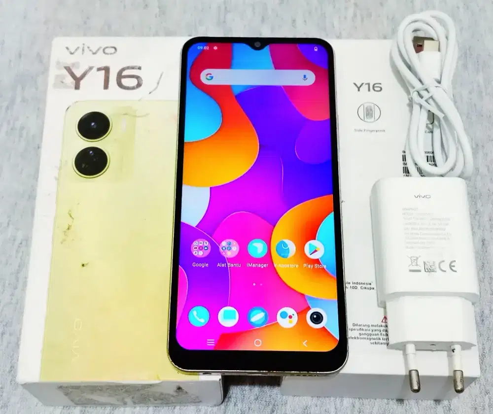 VIVO Y16 4+4GB/128GB LENGKAP ORI