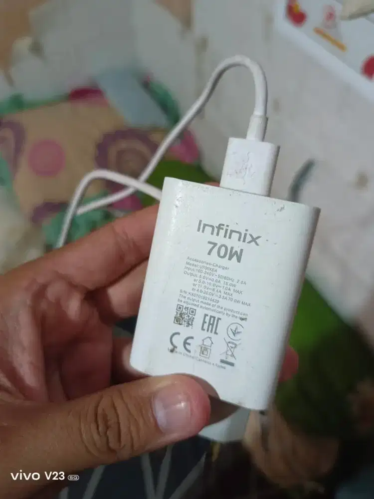 Charger Ori infinix note 40 pro