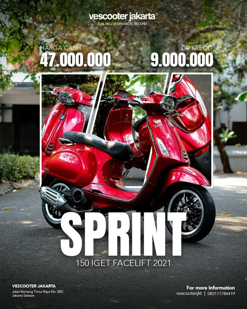 VESPA SPRINT 150 IGET FACELIFT 2021