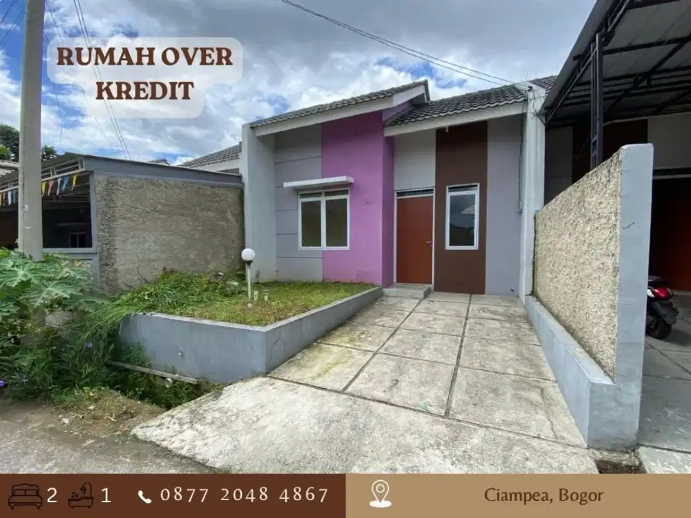 Jual Murah Rmh OVER KREDIT 39JT dkt Kampus IPB di Geriya Selaras Ciampea