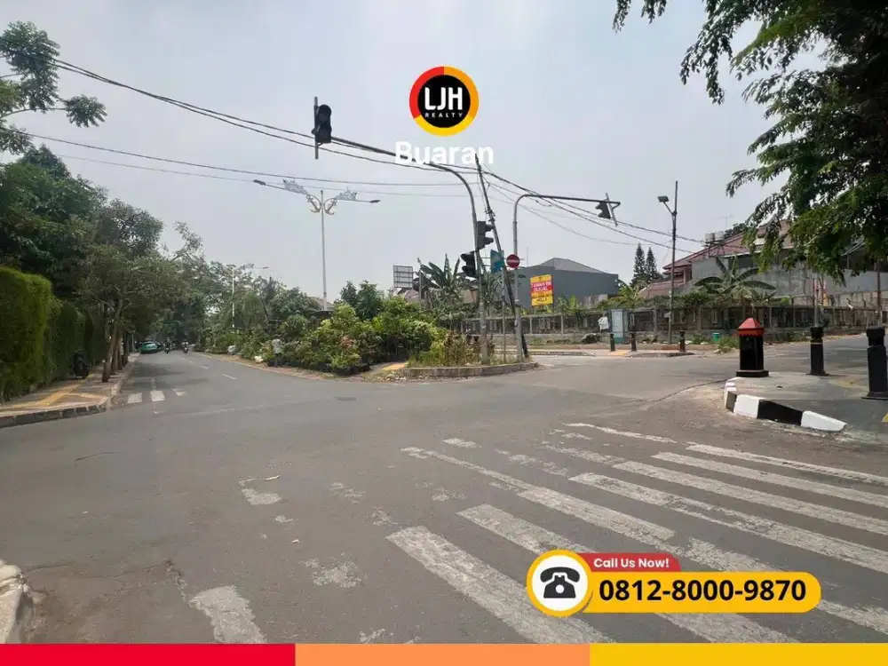 Dijual Tanah Pinggir Jalan Raya Laut Arafuru Pondok Bambu, Jakarta Timur