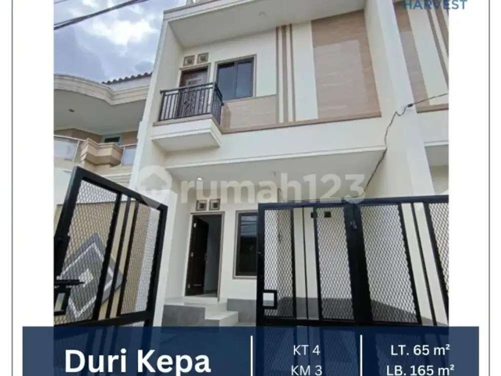 Dijual Cepat Rumah Baru Siap Huni di Duri Kepa