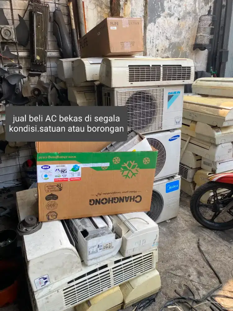 Tampung AC bekas
