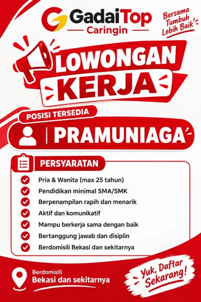 GADAITOP INDONESIA CABANG CARINGIN