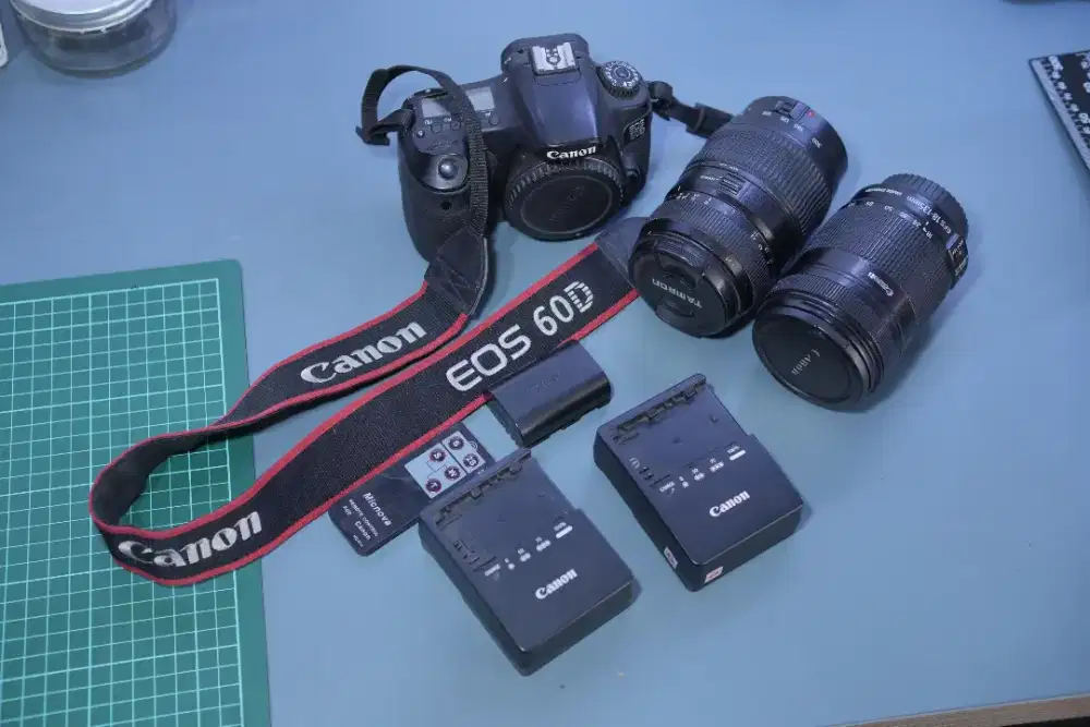 KAMERA DSLR CANON 60D COCOK BUAT BELAJAR PHOTOGRAPHY