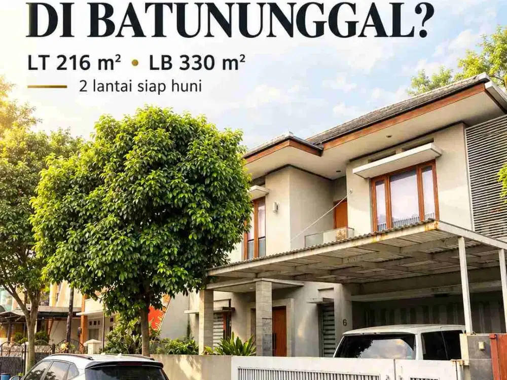 Rumah Minimalis Batununggal Indah Dekat Buah Batu Bandung