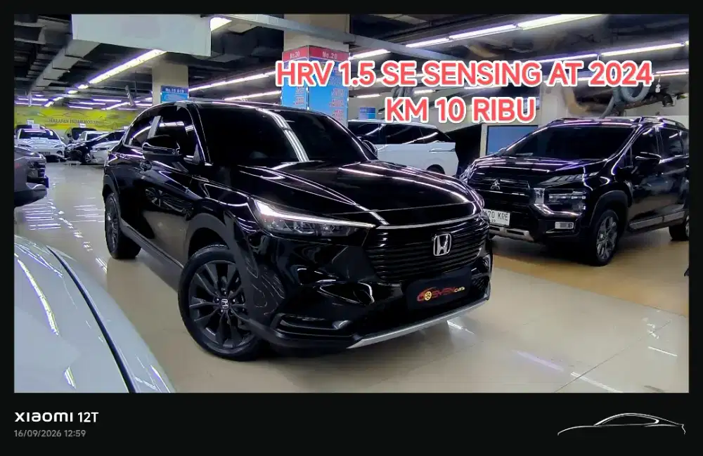 km 10 ribu HONDA HRV 1.5 SE SENSING AT 2024 KONDISI ISTIMEWA