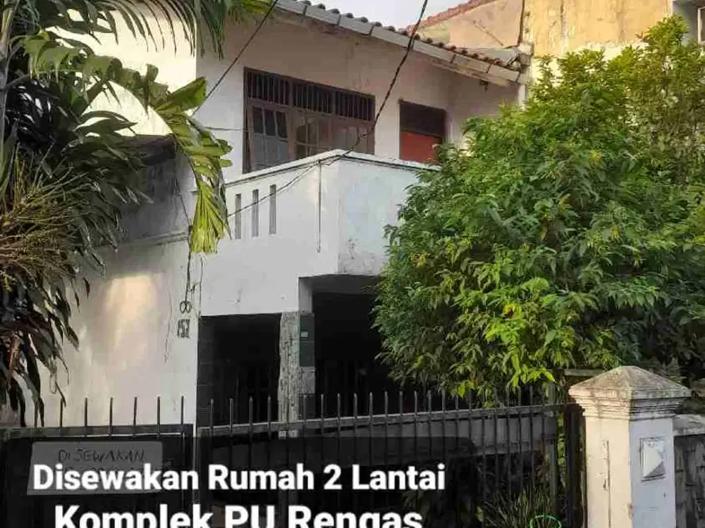 Disewakan Rumah 2 Lantai di Komplek PU Rengas Ciputat Timur Dekat BINTARO Sektor 2